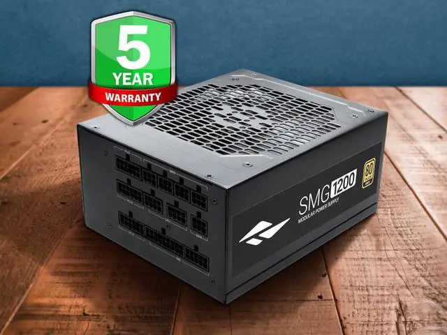 Alt view image 6 of 7 - Rosewill SMG Series, SMG1200, 1200W Fully Modular Power Supply, 80 PLUS GOLD Certified, Low Noise Fluid Dynamic Bearing Fan with Auto Speed Control, Japanese Capacitors, Black