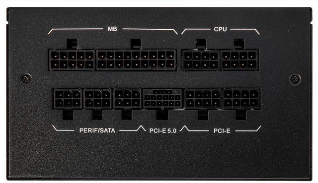 Alt view image 5 of 9 - Rosewill CMG5 1000W, ATX 3.0 & 3.1 Compatible, 80+ Gold 1000W Full Modular Power Supply, PCIe 5.0 600W 12V-2x6 Connector, 100% Japanese Capacitors, 120mm FDB Fans - CMG1000G5