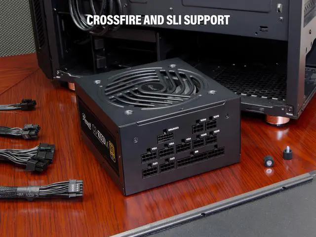 Alt view image 3 of 6 - Rosewill CS-1000M  PCIE 5.0, 80 GOLD Full Modular Gaming Power Supply, 12VHPWR Cable, 4080 4090 ATX 3.0 Compatible, 1000W PSU