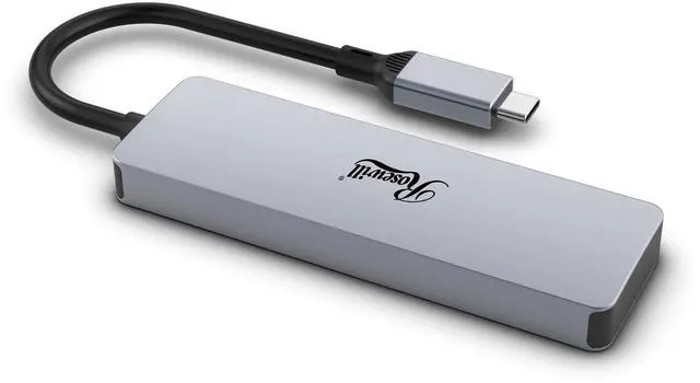 Alt view image 2 of 5 - Rosewill USB C Hub, 10Gbps 4-in-1 USB 3.2 Adapter with 4 USB-C 3.2, 4 Ports USB C Splitter Extender for MacBook Pro/Air, iPad Pro, iPhone 15/15 Pro Max, Surface, PC, Laptops , RHUB-C4