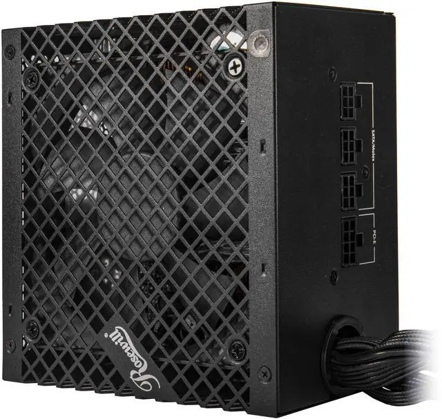 Alt view image 4 of 12 - Rosewill VSB 850W 80+ Bronze, ATX 3.0 & 3.1 Compatible, Semi-Modular Power Supply, PCIe 5.1 12V-2x6 Connector, 105°C/221°F Japanese Capacitor, 120mm ICB Silent Fan - 5 Year Warranty - VSB850