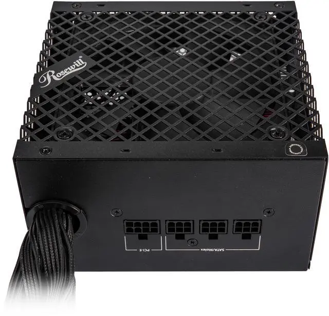 Alt view image 11 of 12 - Rosewill VSB 850W 80+ Bronze, ATX 3.0 & 3.1 Compatible, Semi-Modular Power Supply, PCIe 5.1 12V-2x6 Connector, 105°C/221°F Japanese Capacitor, 120mm ICB Silent Fan - 5 Year Warranty - VSB850