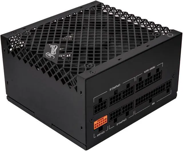 Alt view image 4 of 10 - Rosewill VMG 750W 80+ Gold, ATX 3.0 & 3.1 Compatible, Full Modular Low-Noise Power Supply, PCIe 5.1 12V-2x6 Connector, 100% Japanese Capacitor, 120mm FDB Silent Fan - 5 Year Warranty - VMG750