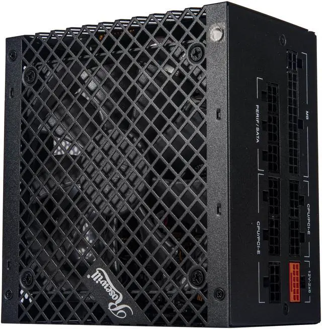 Alt view image 6 of 10 - Rosewill VMG 750W 80+ Gold, ATX 3.0 & 3.1 Compatible, Full Modular Low-Noise Power Supply, PCIe 5.1 12V-2x6 Connector, 100% Japanese Capacitor, 120mm FDB Silent Fan - 5 Year Warranty - VMG750
