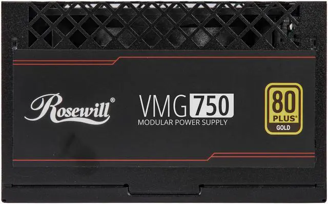 Alt view image 10 of 10 - Rosewill VMG 750W 80+ Gold, ATX 3.0 & 3.1 Compatible, Full Modular Low-Noise Power Supply, PCIe 5.1 12V-2x6 Connector, 100% Japanese Capacitor, 120mm FDB Silent Fan - 5 Year Warranty - VMG750