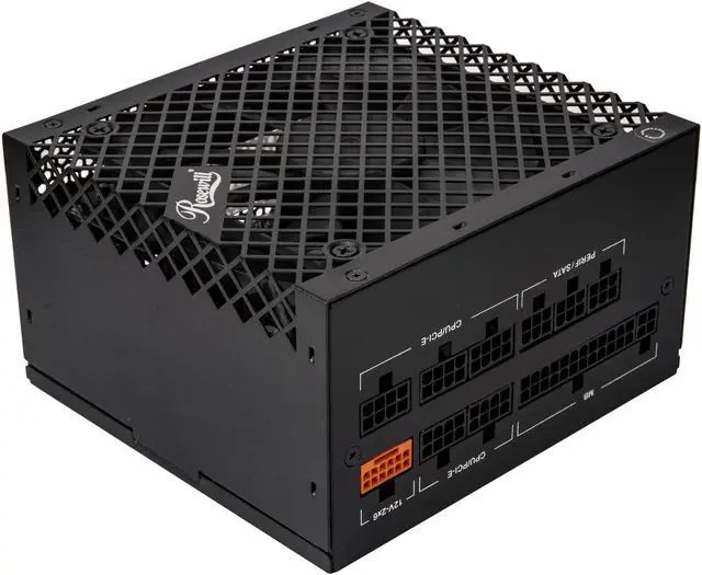 Alt view image 4 of 11 - Rosewill VMG 850W 80+ Gold, ATX 3.0 & 3.1 Compatible, Full Modular Low-Noise Power Supply, PCIe 5.1 12V-2x6 Connector, 100% Japanese Capacitor, 120mm FDB Silent Fan - 5 Year Warranty - VMG850