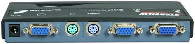 Alt view image 4 of 5 - StarTech.com SV211K 2 Port PS/2 StarView KVM Switch Kit with Cables