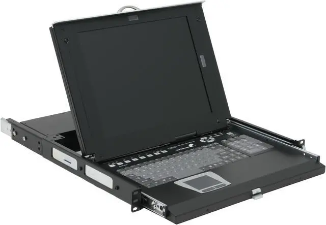 StarTech CABCONS8 1U DuraView LCD Rack / Cabinet Console with ...