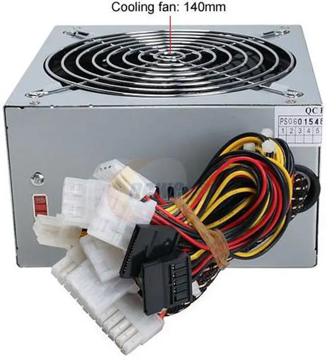 Alt view image 4 of 9 - A-Top RHINO ATP-RX400 400 W ATX12V Power Supply