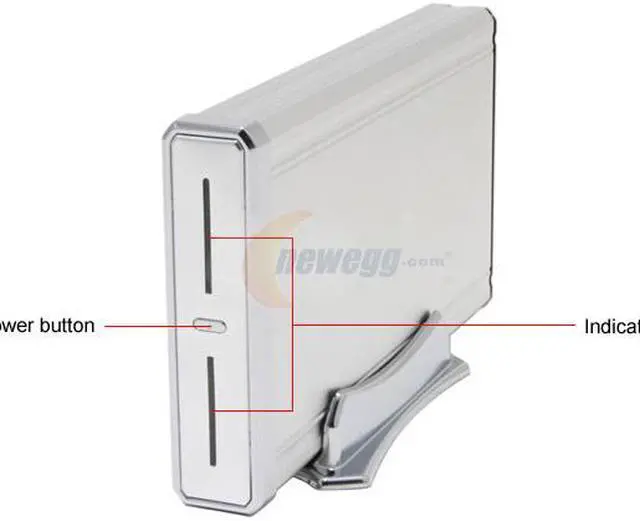 Alt view image 2 of 6 - Scythe NU350PS-OTP Aluminum 3.5" IDE / SATA USB 2.0 External Enclosure