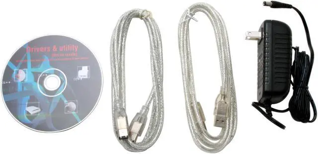 Alt view image 4 of 5 - SYBA Versa SY-U2F-3BK Aluminum 3.5" IDE USB 2.0 & 1394 External Enclosure