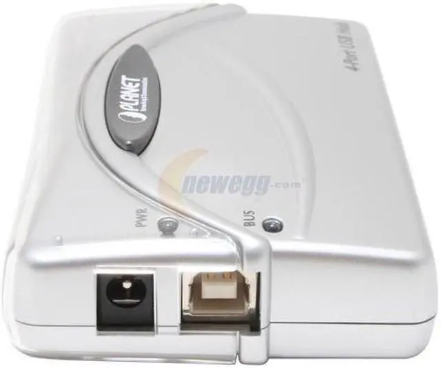 Alt view image 2 of 4 - PLANET UH-421 4-Port USB2.0 External Hub with AC adapter