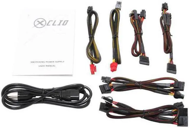 Alt view image 6 of 7 - XCLIO GREATPOWER X14S4P3 550 W ATX12V SLI Certified CrossFire Ready 80 PLUS Certified Modular Active PFC Power Supply