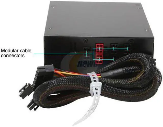 Alt view image 3 of 8 - XCLIO GREATPOWER X14S4P4 650 W ATX12V SLI Certified CrossFire Ready 80 PLUS Certified Modular Active PFC Power Supply