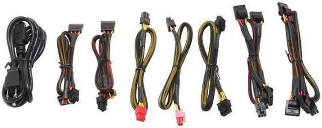 Alt view image 7 of 8 - XCLIO GREATPOWER X14S4P4 650 W ATX12V SLI Certified CrossFire Ready 80 PLUS Certified Modular Active PFC Power Supply