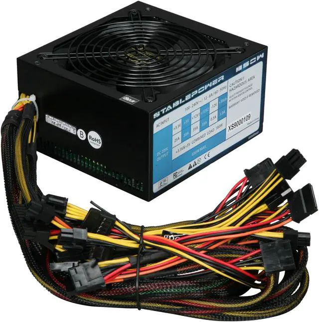 Alt view image 4 of 7 - XCLIO STABLEPOWER 850W 850W ATX CrossFire Ready Active PFC Power Supply