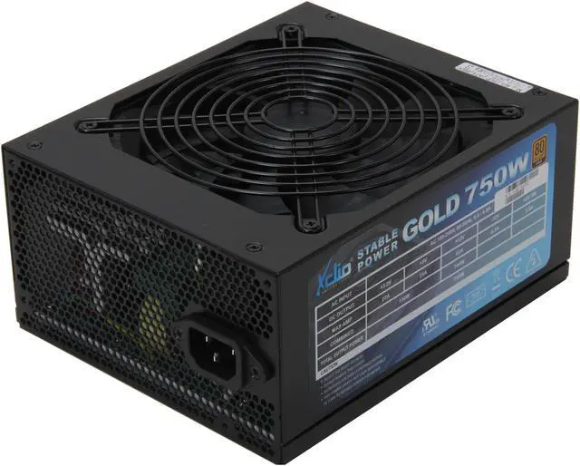 Main image of XCLIO STABLEPOWER GOLD 750W 750 W ATX12V / EPS12V 80 PLUS GOLD Certified Full Modular Active PFC Power Supply