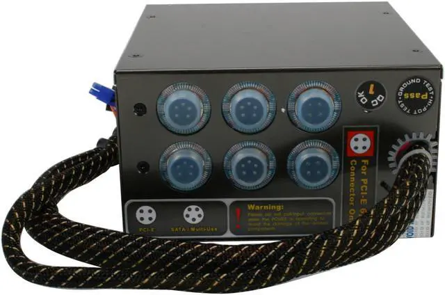 Alt view image 4 of 11 - XION Supernova XON-600F14R-201 600W ATX12V SLI Certified CrossFire Ready Modular Power Supply