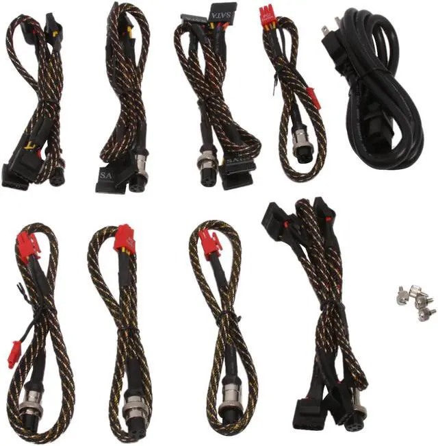 Alt view image 9 of 11 - XION AXP Lan-Party Edition AXP-1000R14HE 1000 W ATX12V V2.2 / EPS 12V 2.92 SLI Certified CrossFire Ready 80 PLUS BRONZE Certified Modular Active PFC Power Supply
