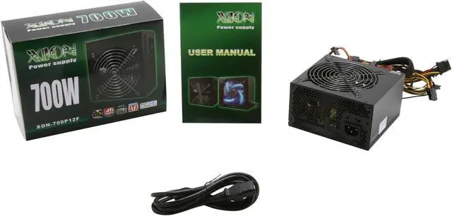 Alt view image 7 of 7 - XION XON-700P12F 700W ATX 12V v 2.2 / EPS 12V SLI Ready CrossFire Ready High Performance Power Supply