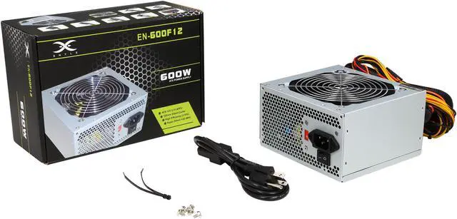 Alt view image 7 of 7 - XION EN-600F12 600 W ATX12V / EPS12V SLI Ready Power Supply