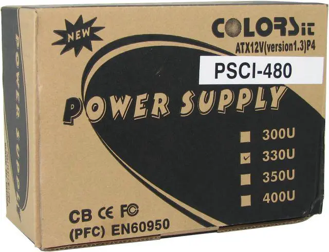 Alt view image 8 of 8 - ATRIX PSCI-480 480 W ATX Power Supply