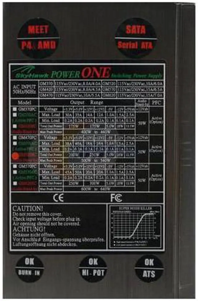 Alt view image 4 of 8 - Eagle Tech ATX-GM520SC 520W ATX 12V Version 2.0 ; EPS 12V Version 2.1  Modular  Power Supply