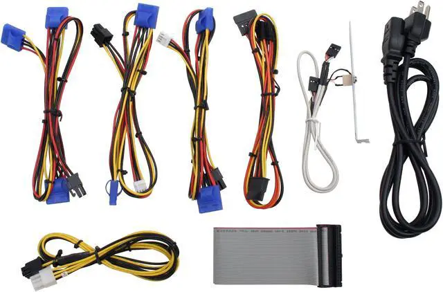 Alt view image 5 of 8 - Eagle Tech ATX-GM520SC 520W ATX 12V Version 2.0 ; EPS 12V Version 2.1  Modular  Power Supply