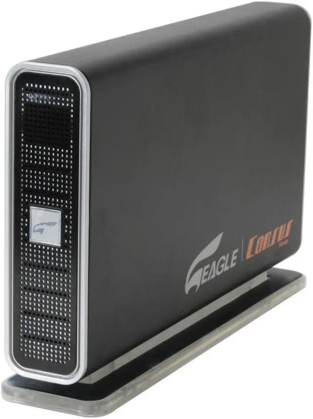 Alt view image 3 of 6 - Eagle Consus T-Series ET-CSTU2-BK 3.5" USB2.0 to IDE External Enclosure