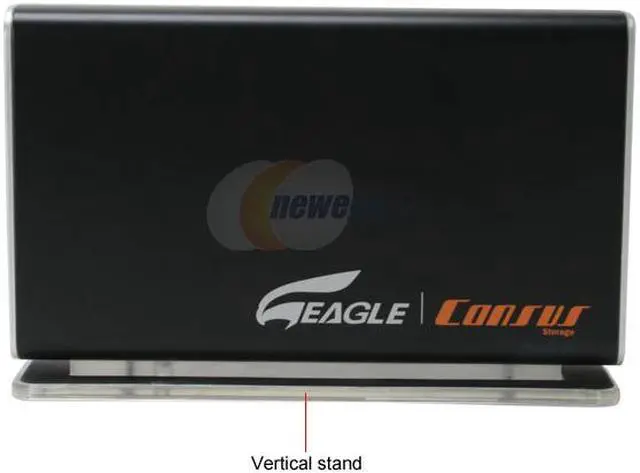 Alt view image 4 of 6 - Eagle Consus T-Series ET-CSTU2-BK 3.5" USB2.0 to IDE External Enclosure
