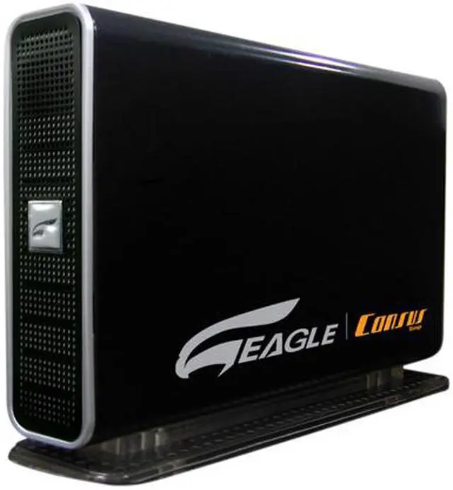 Alt view image 2 of 6 - Eagle Consus T-Series ET-CSTU2-BK 3.5" USB2.0 to IDE External Enclosure
