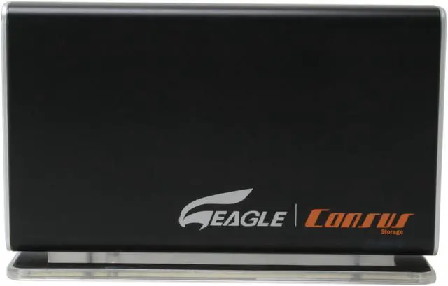 Alt view image 4 of 8 - EAGLE Consus T ET-CSTESU2-BK 3.5" eSATA+USB2.0 to SATA I/II External Enclosure