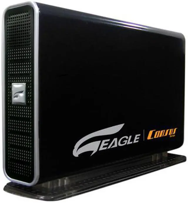 Alt view image 2 of 8 - EAGLE Consus T ET-CSTESU2-BK 3.5" eSATA+USB2.0 to SATA I/II External Enclosure