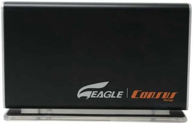 Alt view image 4 of 8 - EAGLE Consus T ET-CSTSIU2-BK Metal 3.5" IDE / SATA USB 2.0 External Enclosure
