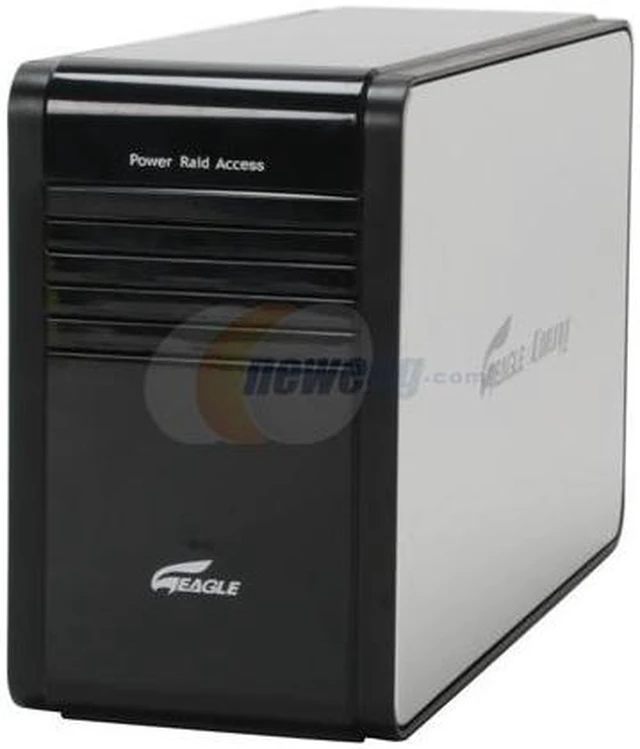 Alt view image 2 of 7 - EAGLE Consus ET-CSDU2-BK DUAL 3.5" SATA to USB 2.0 2-BAY RAID 0 & JBOD External Enclosure