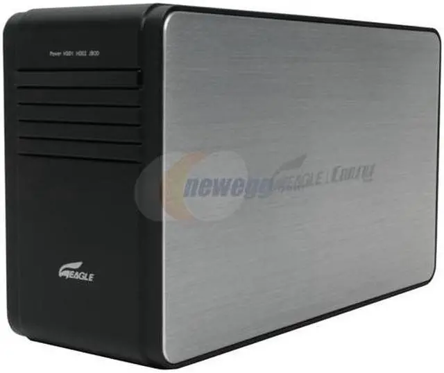 Main image of EAGLE Consus ET-CSDU2J-BK DUAL 3.5" SATA I/II to USB 2.0 2-BAY JBOD External Enclosure