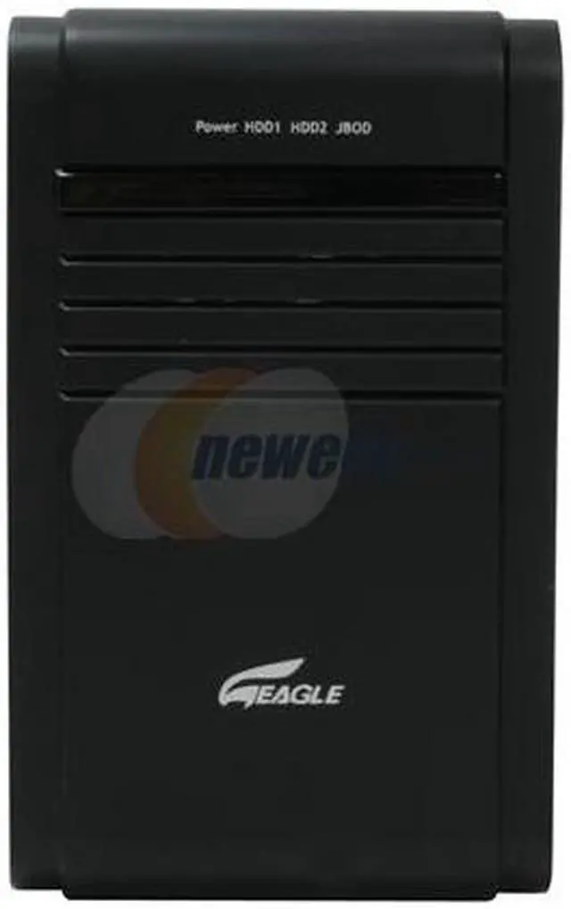 Alt view image 2 of 7 - EAGLE Consus ET-CSDU2J-BK DUAL 3.5" SATA I/II to USB 2.0 2-BAY JBOD External Enclosure