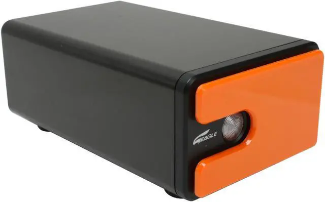 Alt view image 2 of 11 - EAGLE Consus ET-CSIU2J-BK DUAL 3.5" SATA I/II to USB 2.0 2-BAY JBOD & One touch back up External Enclosure