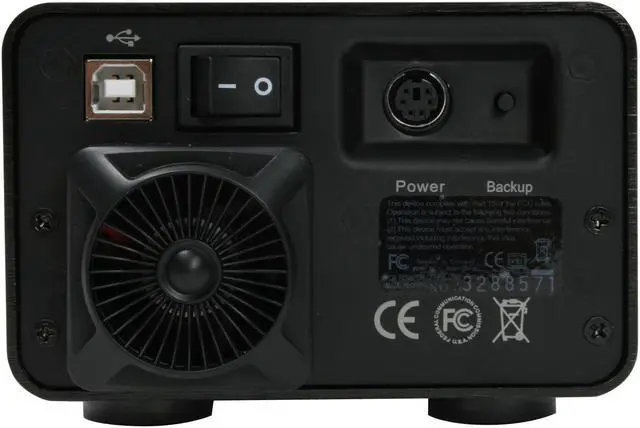 Alt view image 5 of 11 - EAGLE Consus ET-CSIU2J-BK DUAL 3.5" SATA I/II to USB 2.0 2-BAY JBOD & One touch back up External Enclosure