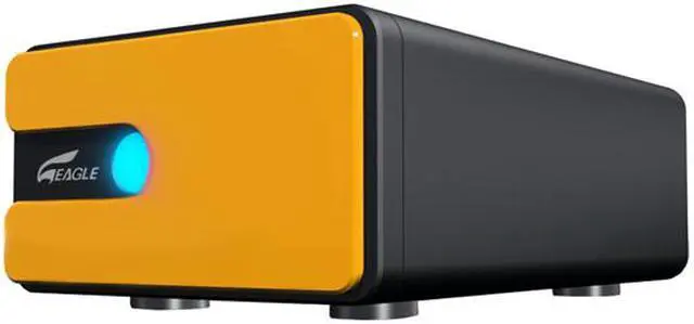 Main image of EAGLE Consus ET-CSIU2J-BK DUAL 3.5" SATA I/II to USB 2.0 2-BAY JBOD & One touch back up External Enclosure