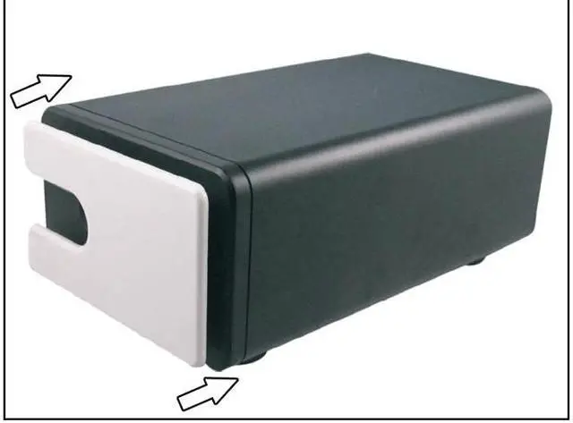 Alt view image 8 of 11 - EAGLE Consus ET-CSIU2J-BK DUAL 3.5" SATA I/II to USB 2.0 2-BAY JBOD & One touch back up External Enclosure