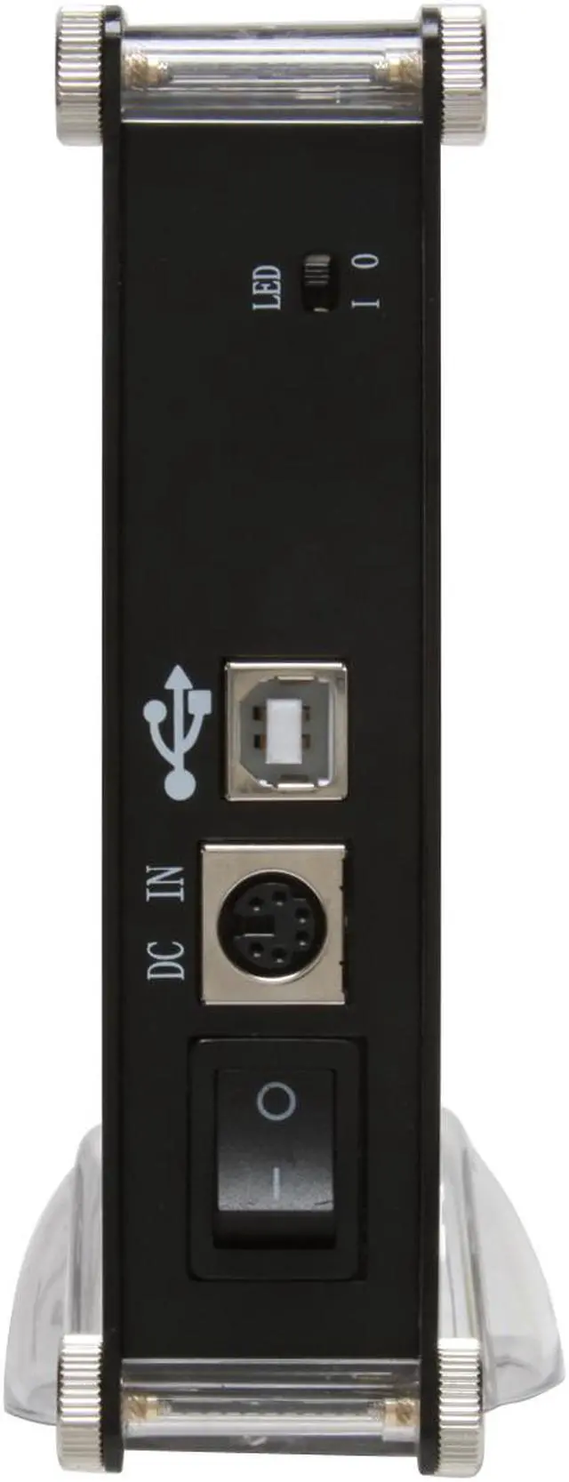 Alt view image 5 of 8 - Eagle INEO I-NIA302U Aluminum 3.5" Black USB 2.0 External Enclosure