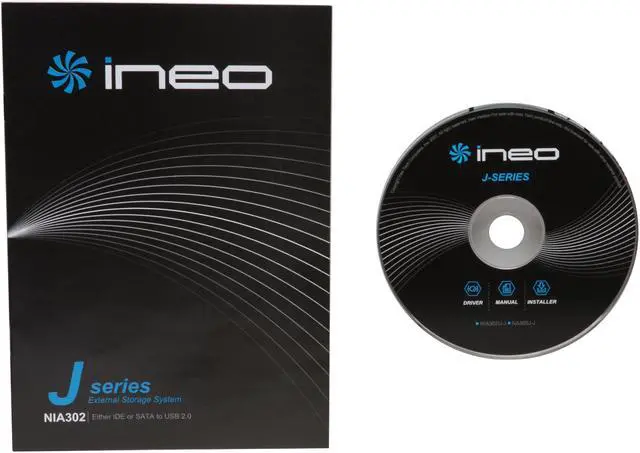 Alt view image 7 of 8 - Eagle INEO I-NIA302U Aluminum 3.5" Black USB 2.0 External Enclosure