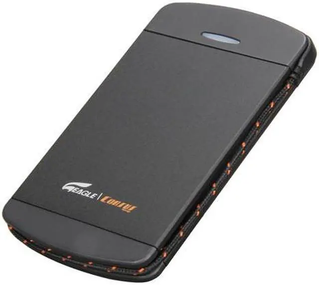 Main image of EAGLE ET-CS2PESU2-BK 2.5" Black SATA I/II USB 2.0 & eSATA External Enclosure with built-in USB cable