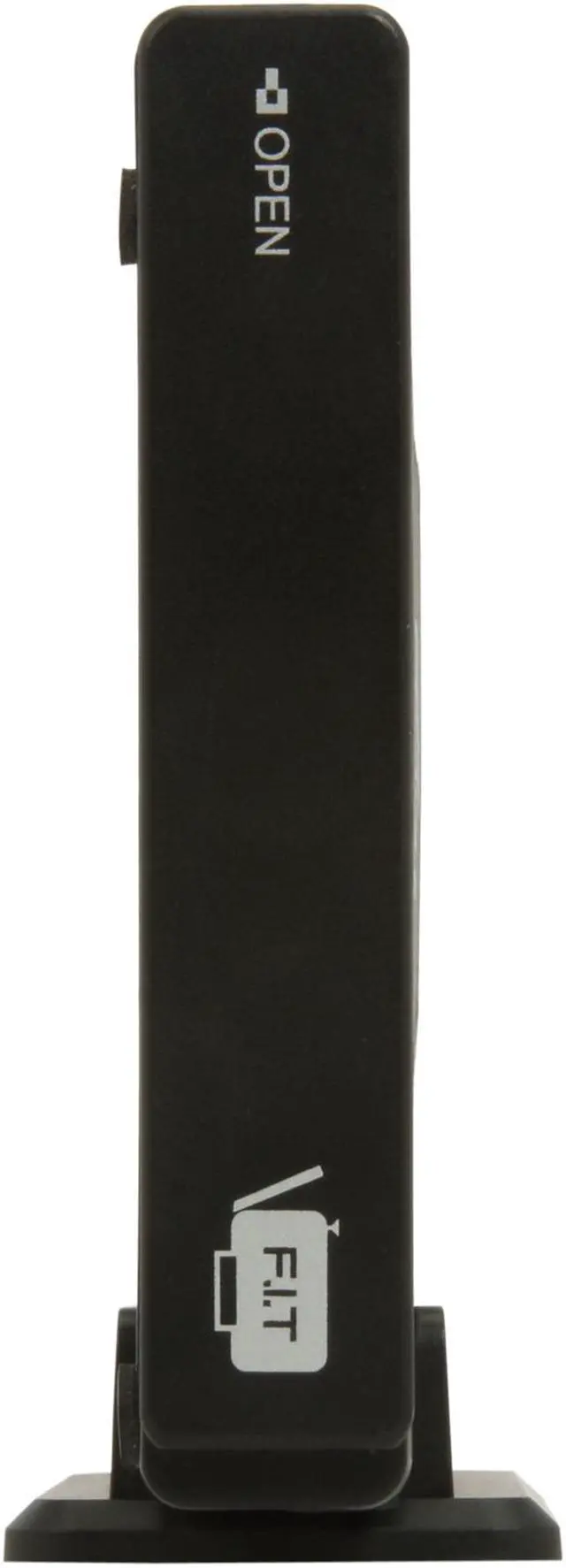 Alt view image 3 of 6 - EAGLE ET-CS2XMESU2-BK Solid aluminum 2.5" Black SATA I/II USB 2.0 & eSATA External Enclosure