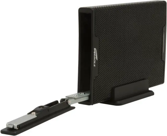 Alt view image 5 of 6 - EAGLE ET-CS2XMESU2-BK Solid aluminum 2.5" Black SATA I/II USB 2.0 & eSATA External Enclosure