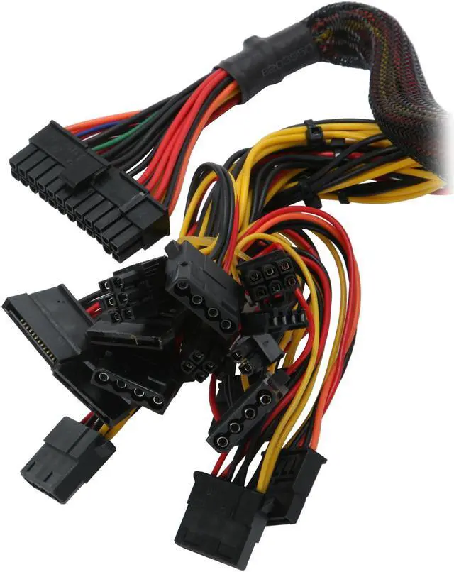 Alt view image 6 of 7 - Eagle Tech ET-PSVT600E 600 W ATX12V v2.2 Power Supply