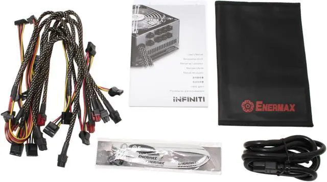 Alt view image 6 of 9 - ENERMAX INFINITI EIN650AWT 650 W ATX12V / EPS12V SLI Certified CrossFire Ready 80 PLUS Certified Modular Active PFC Power Supply