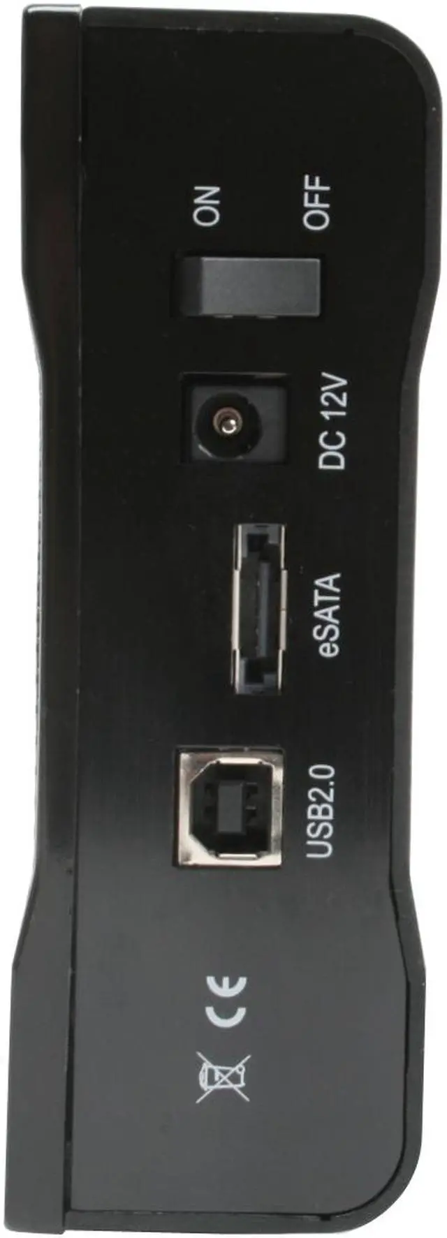 Alt view image 4 of 8 - ENERMAX JAZZ EB307ES-B 3.5" USB 2.0 & eSATA External Enclosure