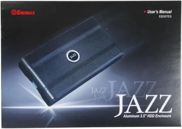Alt view image 7 of 8 - ENERMAX JAZZ EB307ES-B 3.5" USB 2.0 & eSATA External Enclosure